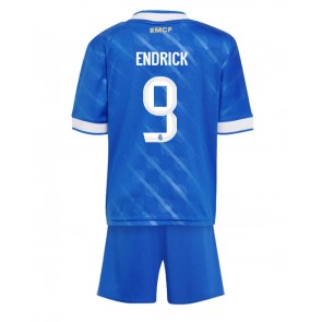 Real Madrid Endrick #9 Tredjetrøje Børn 2025-26 Kortærmet (+ Korte bukser)